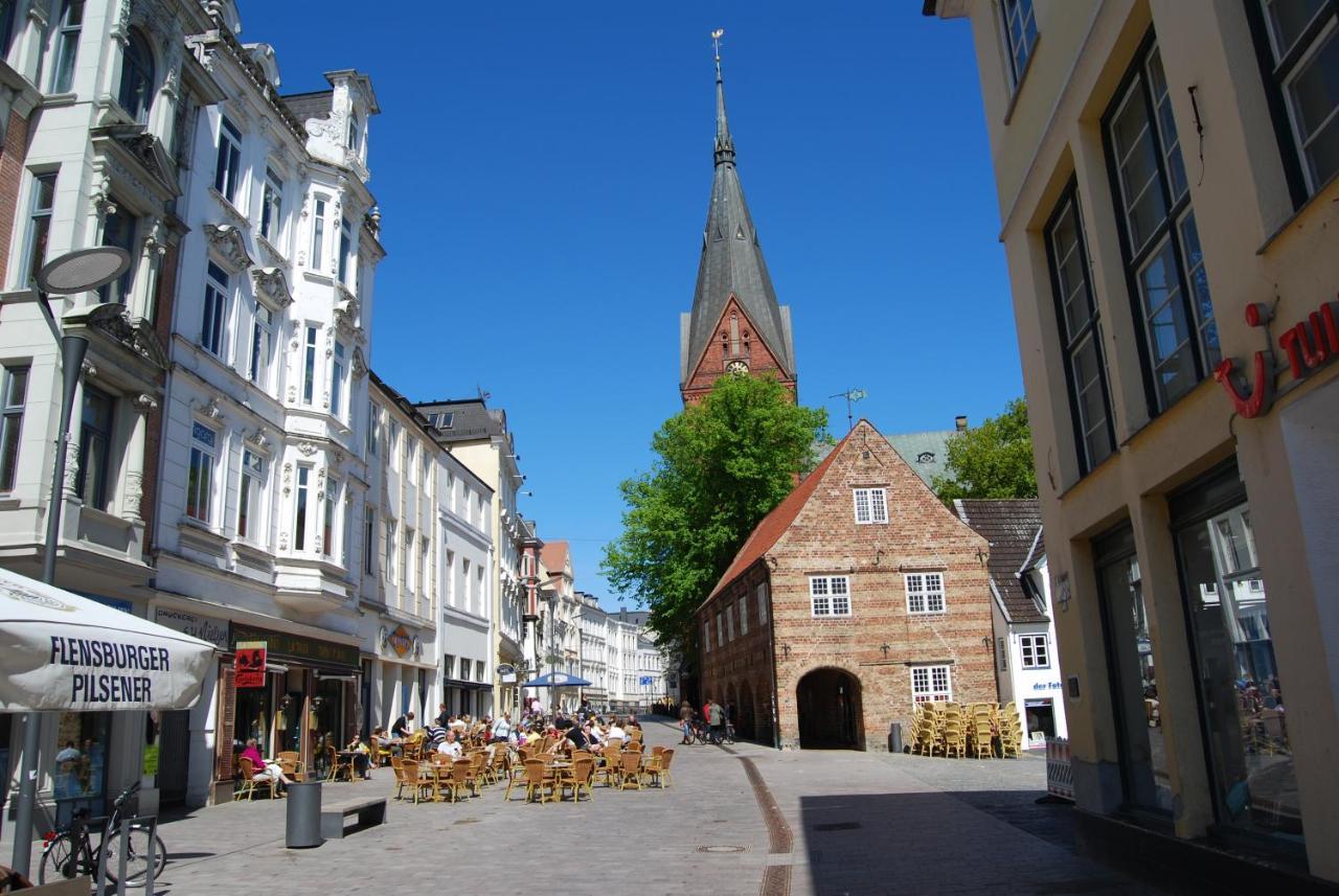 Ferienwohnung Haus Weitblick Ole Flensburg Exterior foto